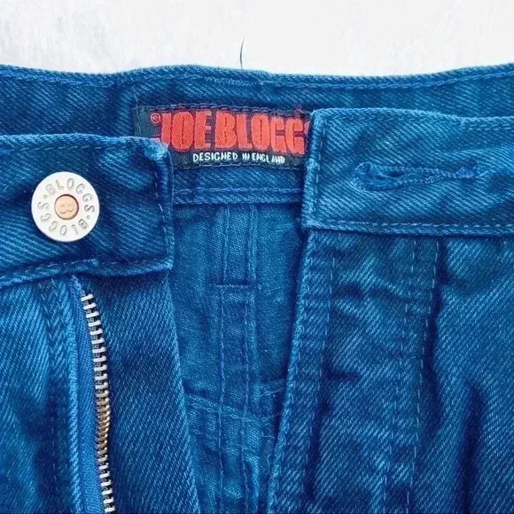 Vintage Joe Bloggs High Waisted 100% Cotton Dark Wash “mom” Jean Short (31R) - Picture 10 of 11